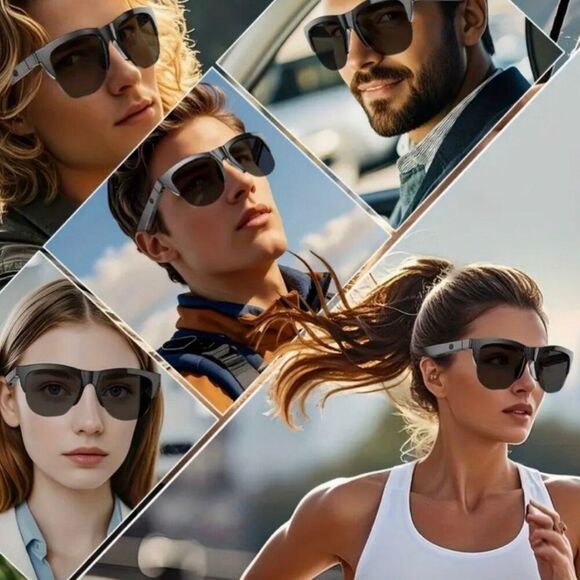 Smart Audio Sunglasses with Open-Ear Headphones, AI Translation Bluetooth main image 6